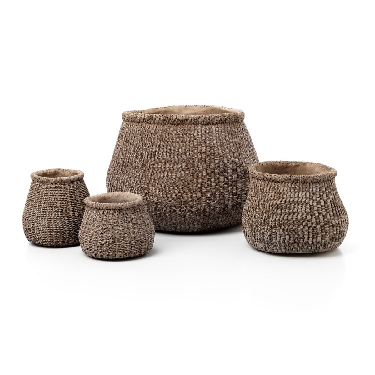 The Faux-Puff Planter - Brown - M