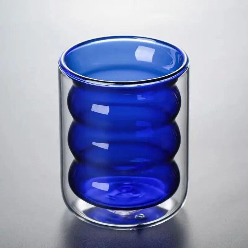 Colorful Double Layered Glasses | Full Glass - JUGLANA