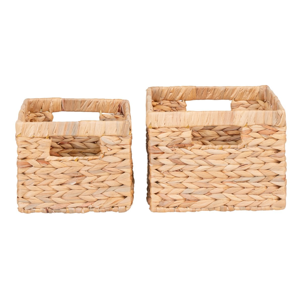 Passo Baskets - Natural, Water Hyacinth, Set of 2