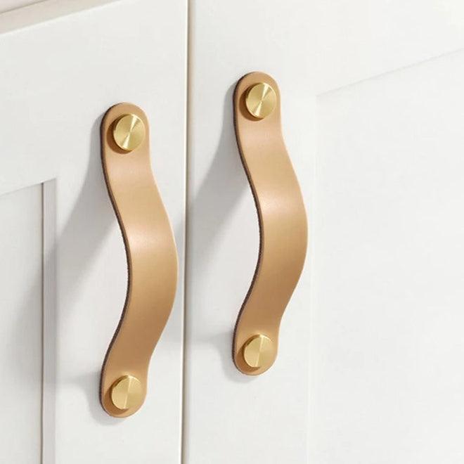 Leather Drawer Handles | Nordic Design JUGLANA Leather Drawer Handles | Nordic Design JUGLANA