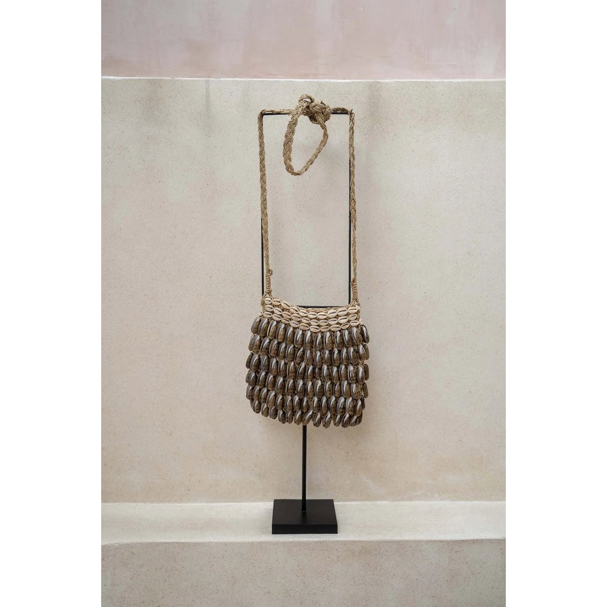 Shell Handbag with Stand - Unique Design & Secure Closure