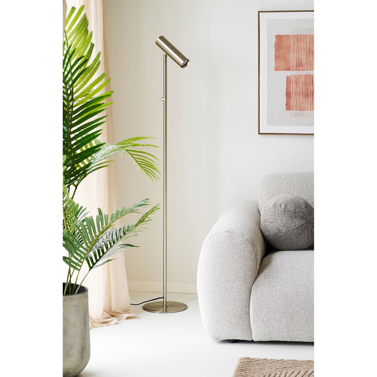 Paris Floor lamp, silver