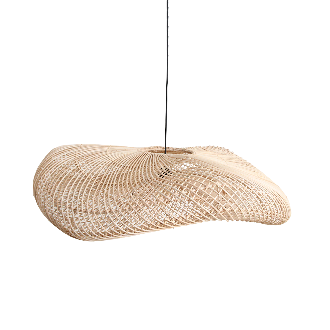 Wave hanging lamp Naturel XL