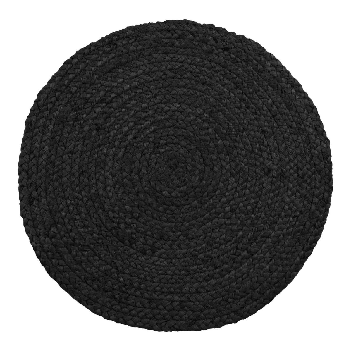 Jute Placemats Dark Grey - Bombay Set of 4 - Ø38cm