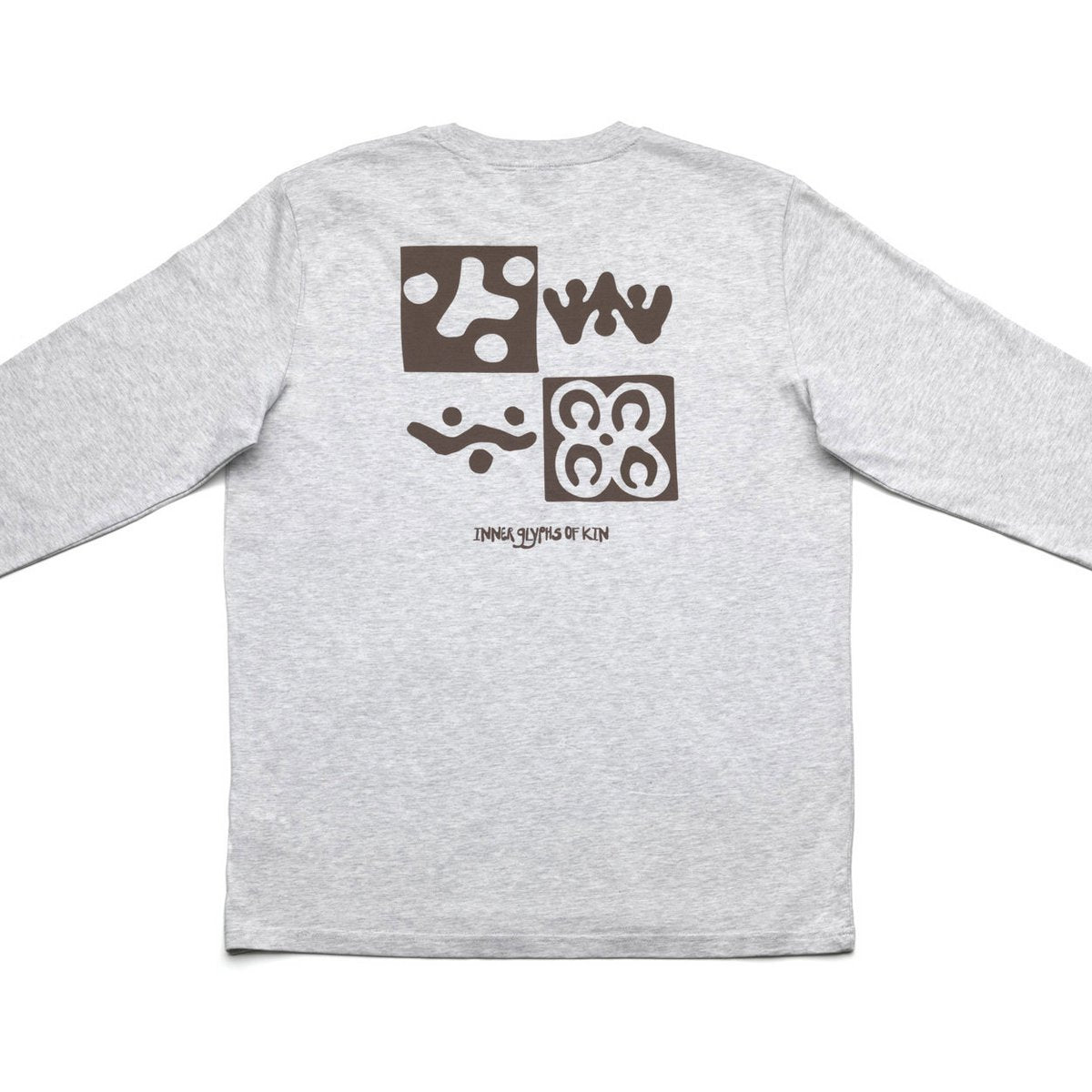 The Checkerboard L/S T-Shirt - Heather Grey - M