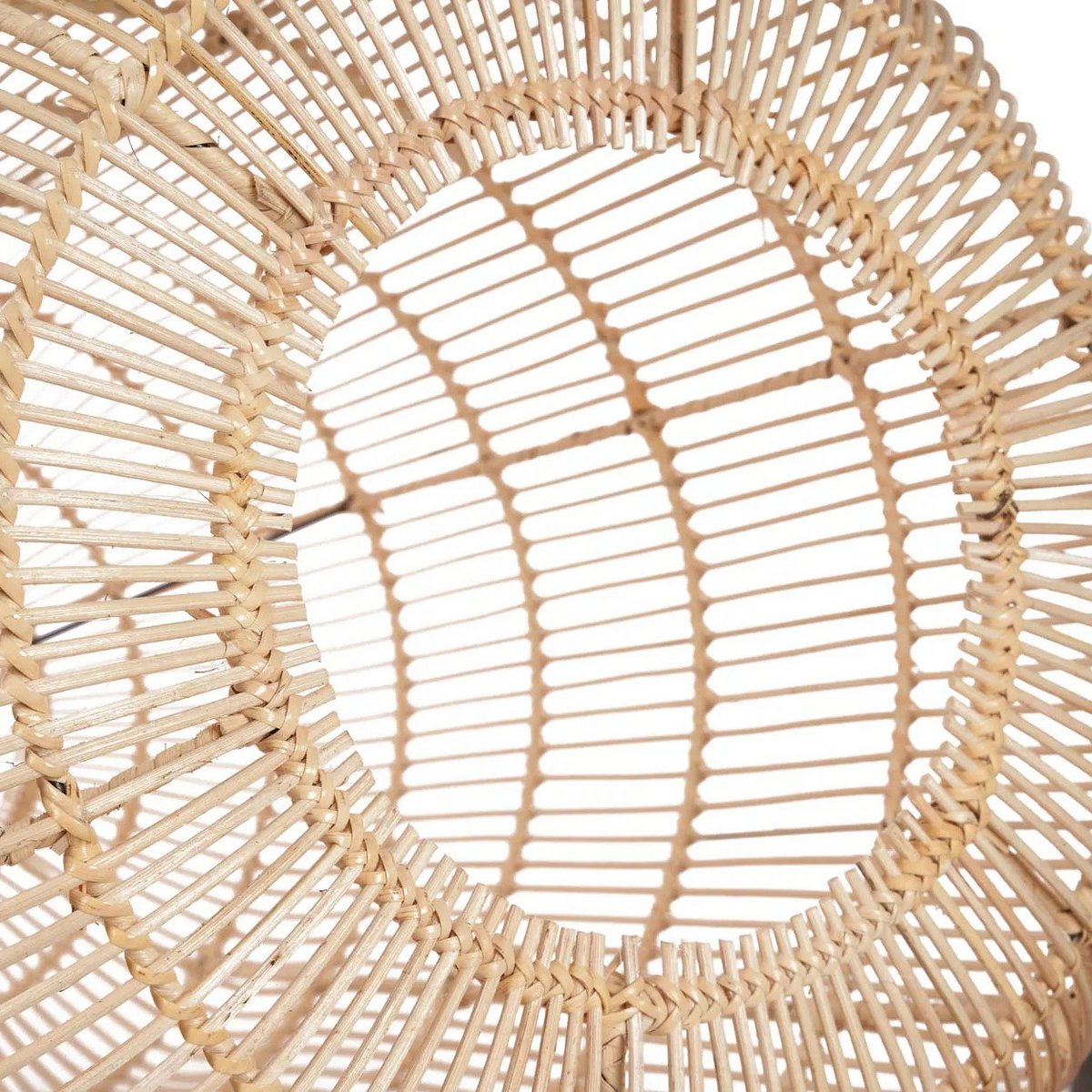 Rattan Pendant Light Large Woven Ceiling Lamp - Natural