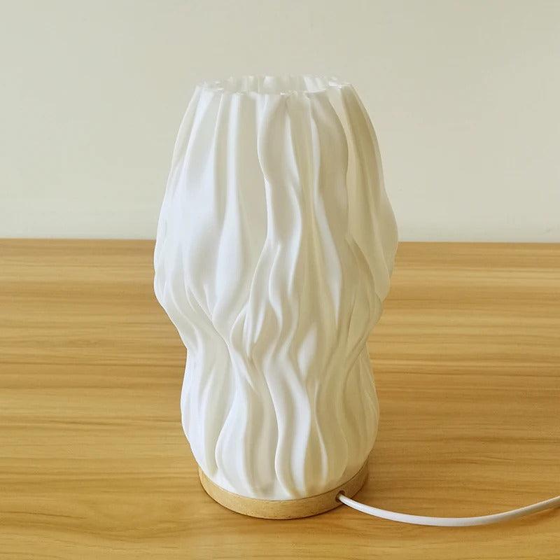 French Riffled Table Lamp | Modern Design - JUGLANA