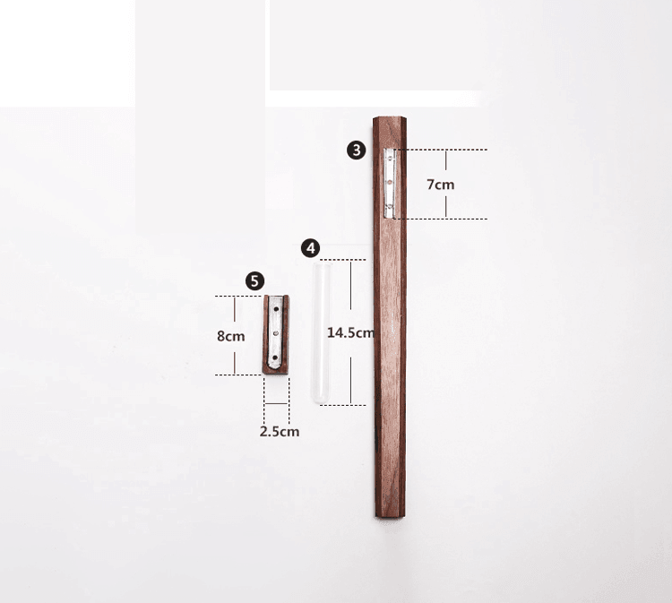 Handmade Wall Vase | Mount for Plants & Flowers - JUGLANA