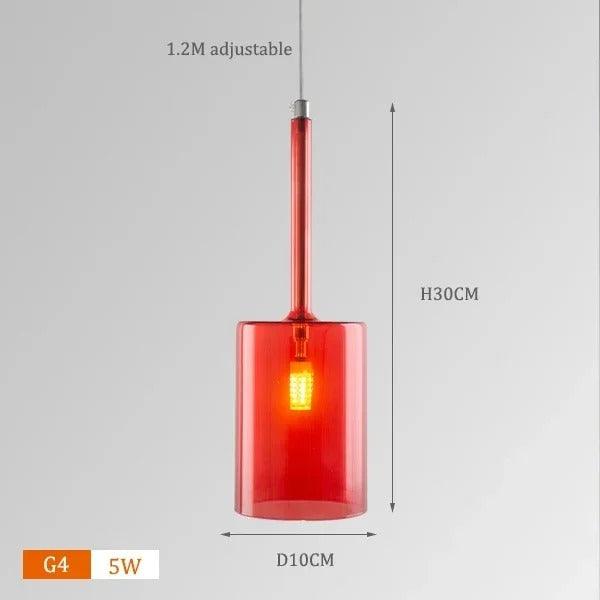 Italian Colorful Minimalistic Lamp | Full Glass - JUGLANA