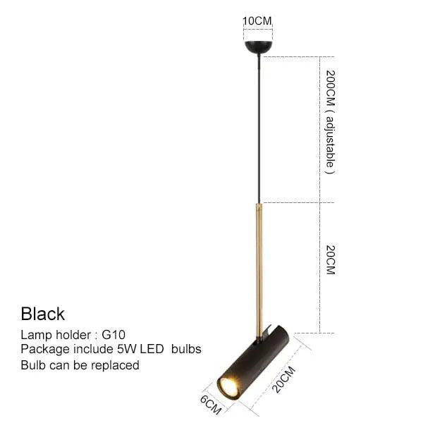 Luxurious Adjustable Pendant Spotlight | Full Metal - JUGLANA