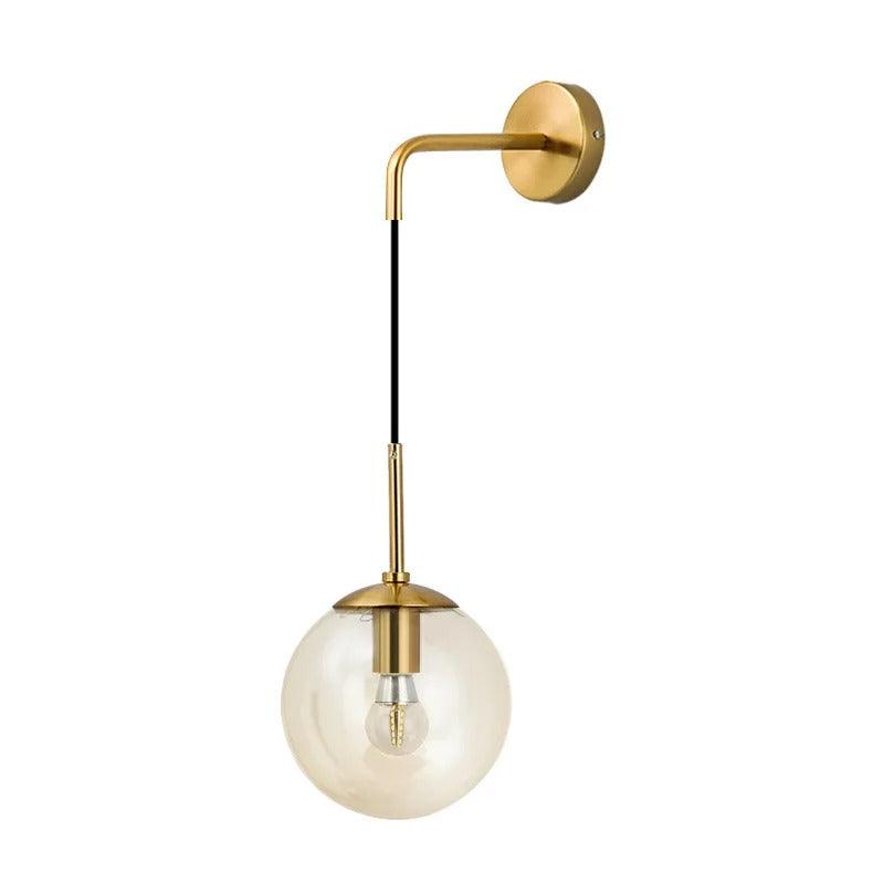 Luxurious Minimalistic Wall Pendant | Metal & Glass - JUGLANA