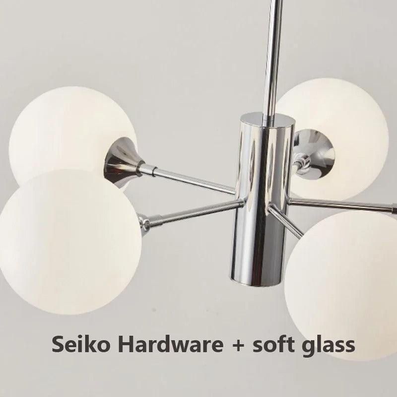 Modern Bauhaus Chandelier | Full Metal - JUGLANA