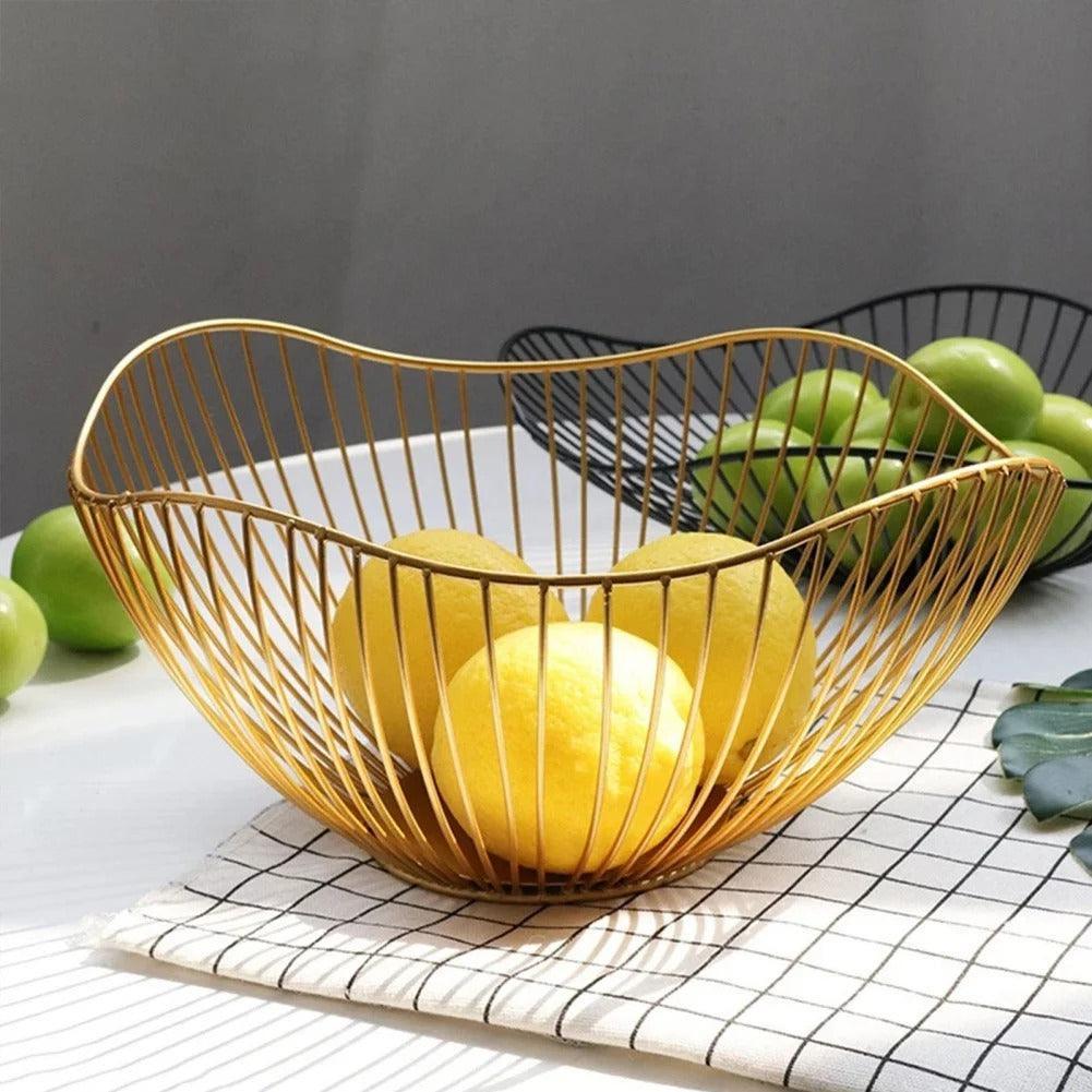 Metall-Obstschale, Modernes Design – JUGLANA