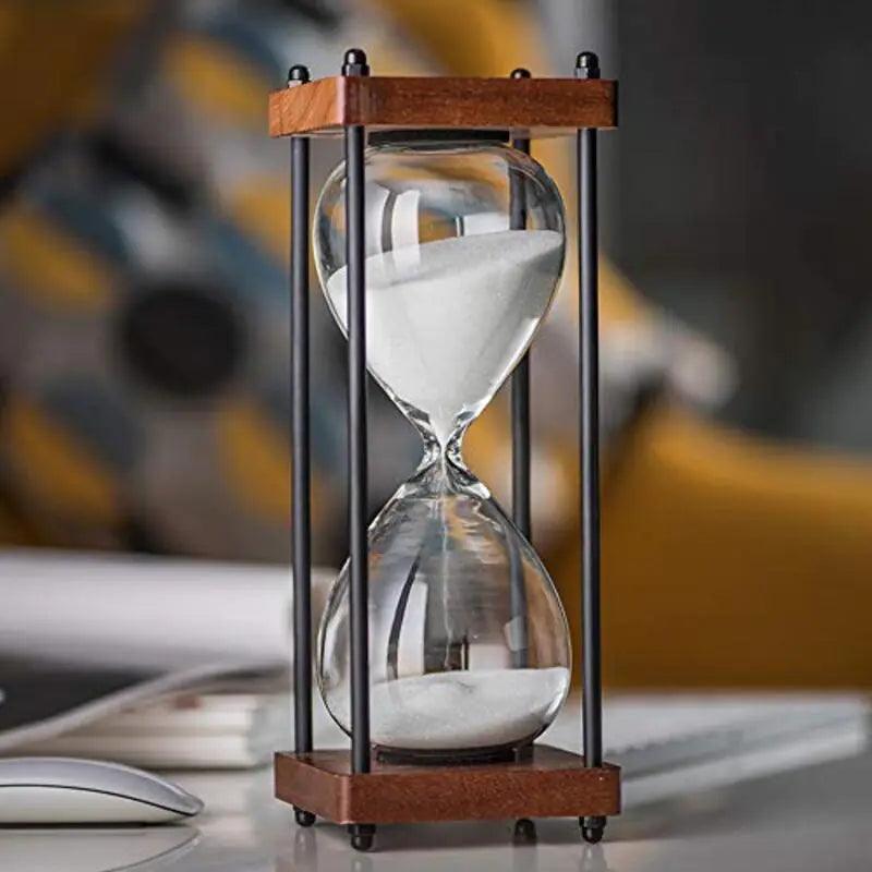 Rustic Hourglass | Wood & Metal, Various Colors - JUGLANA