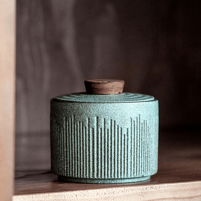 Teedose: Keramik | Frische-Bewahrer