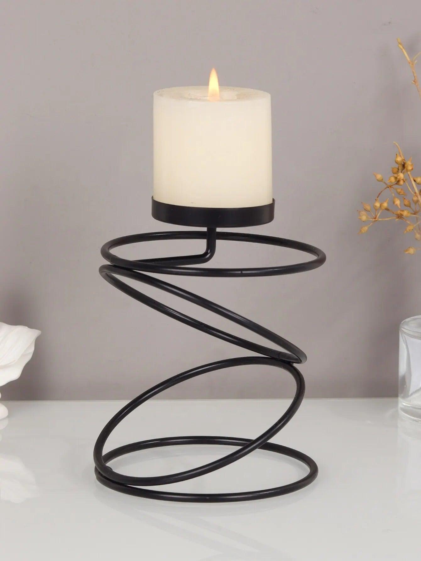 Tumble Rings Candle Holder | Full Metal - JUGLANA