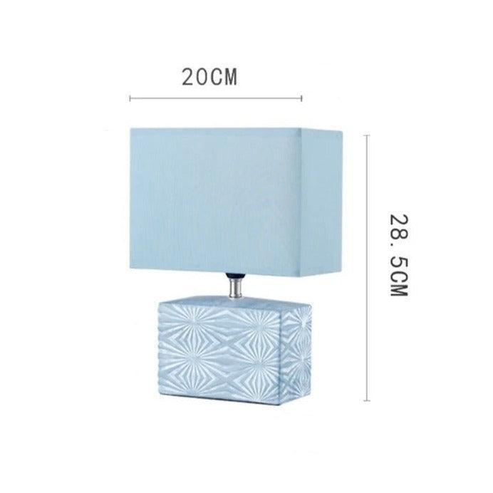 Vintage Fabric Table Lamp | Nordic Ceramic Design - JUGLANA