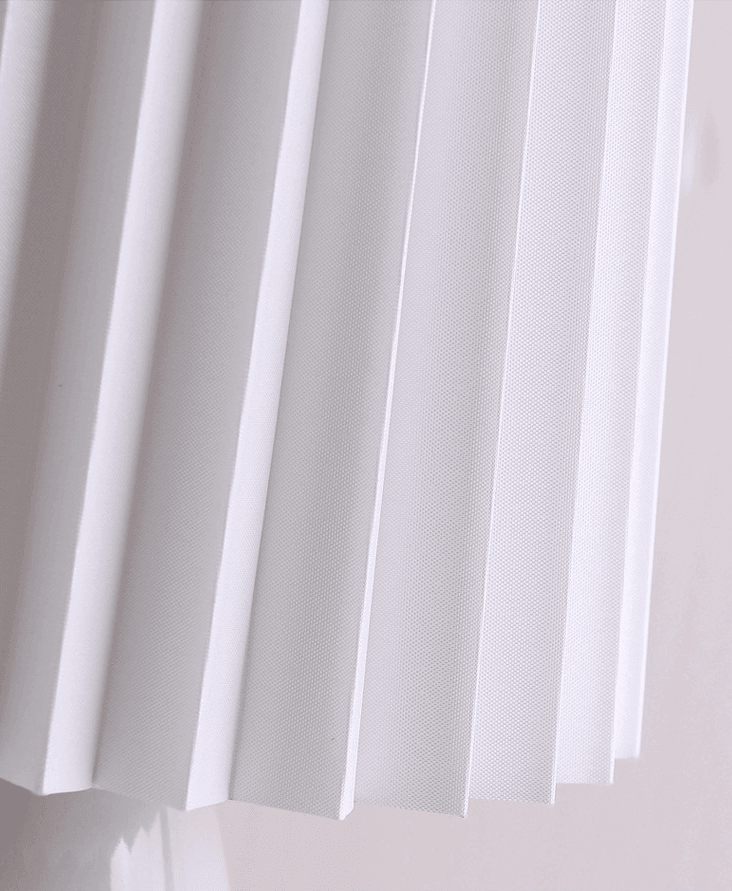 Vintage Pleated Table Lamp | Nordic Ceramic Design - JUGLANA