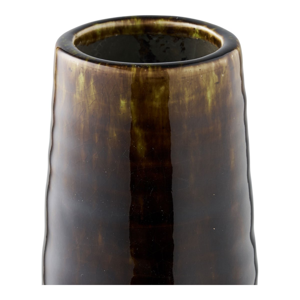 Ceramic Vase Brown - Modern Decorative Vase, 48 cm Tall