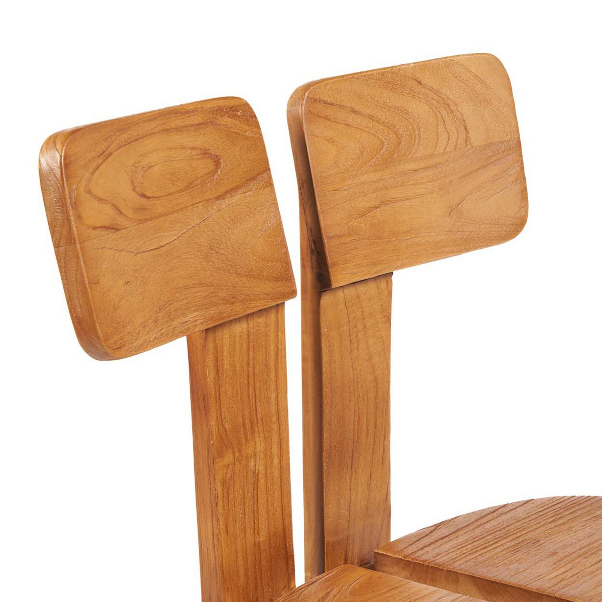 Teak Dining Chair - Natural Wood Finish