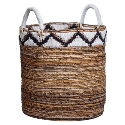 Banana Fibre Basket – Handwoven Laundry & Plant Basket, 3 Sizes