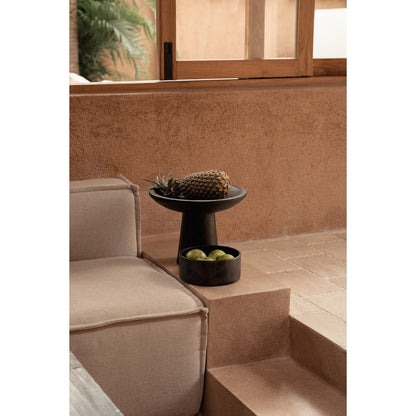 The Burned Cylinder Dish - Black - L