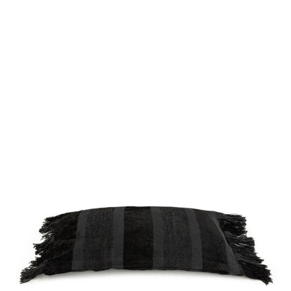 Black Velvet Cushion Cover - Oh My Gee - 30x50 cm