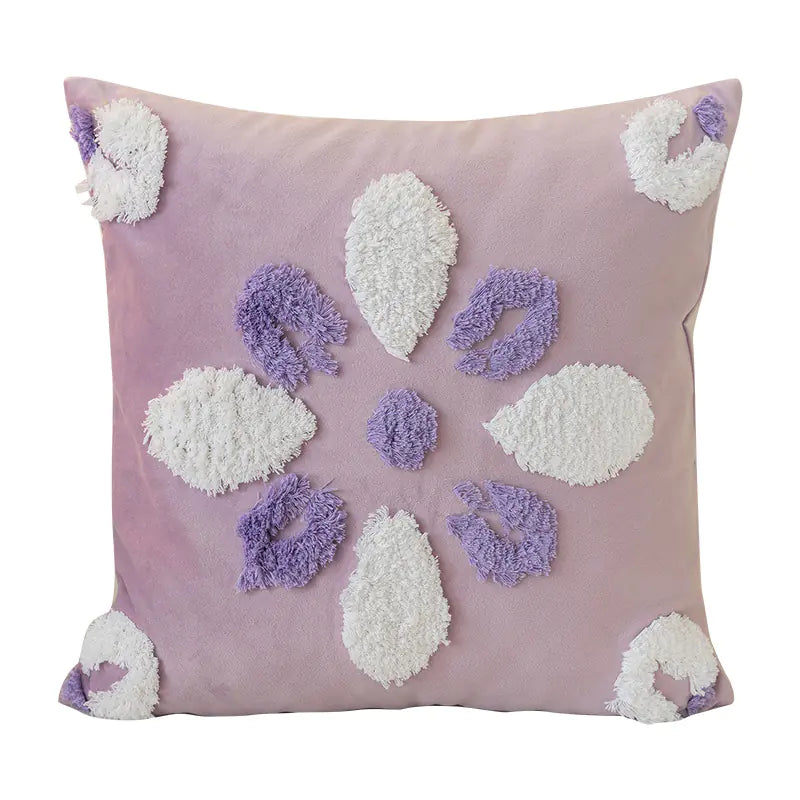 Nordic Tufted Pillowcase - Decorative Throw Cushion - 45x45cm