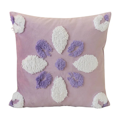 Nordic Tufted Pillowcase - Decorative Throw Cushion - 45x45cm