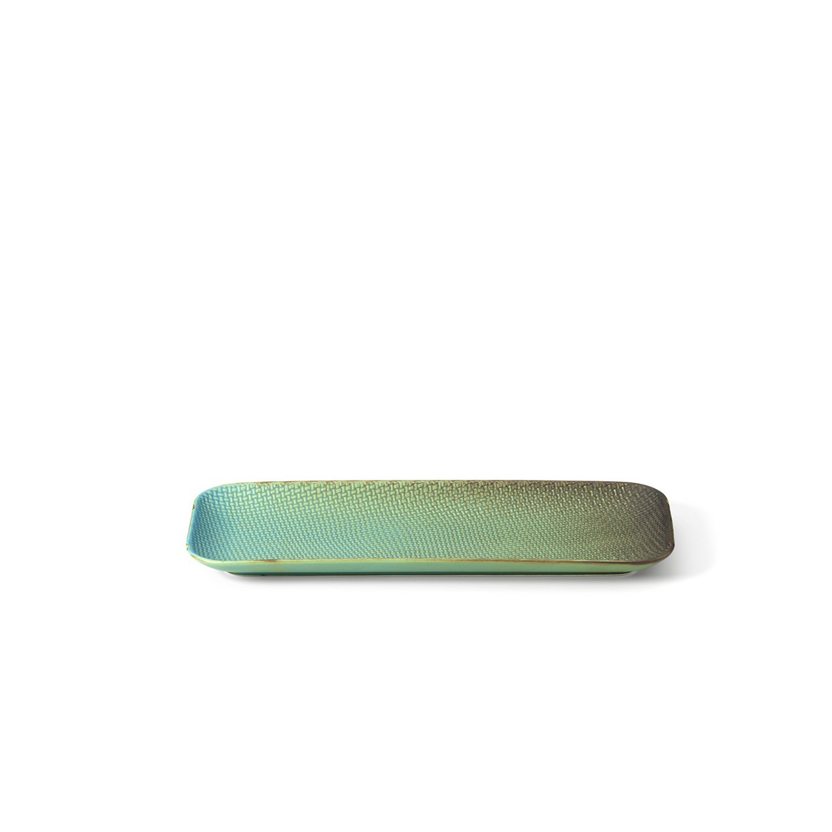 Ceramic Dinner Plate – Lagoon Rectangular Serving Dish, Medium