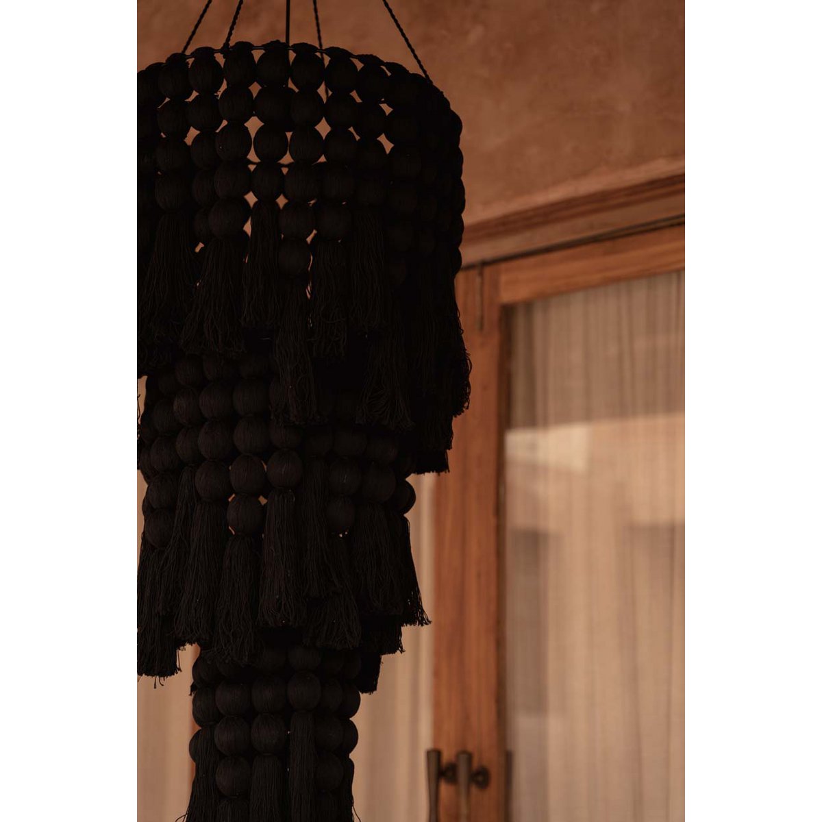 The Nomad Cotton Chandelier - Black - XL
