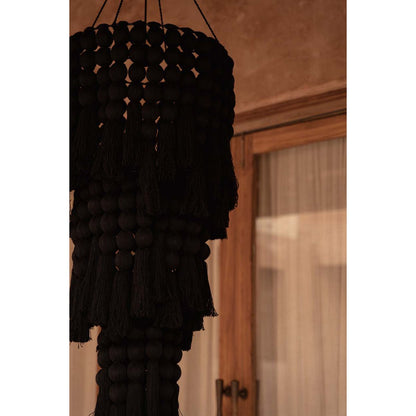 The Nomad Cotton Chandelier - Black - XL