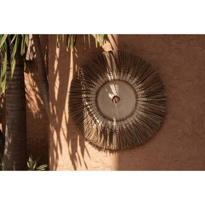 Decoración Mural Macramé Rafia - Blanco Natural