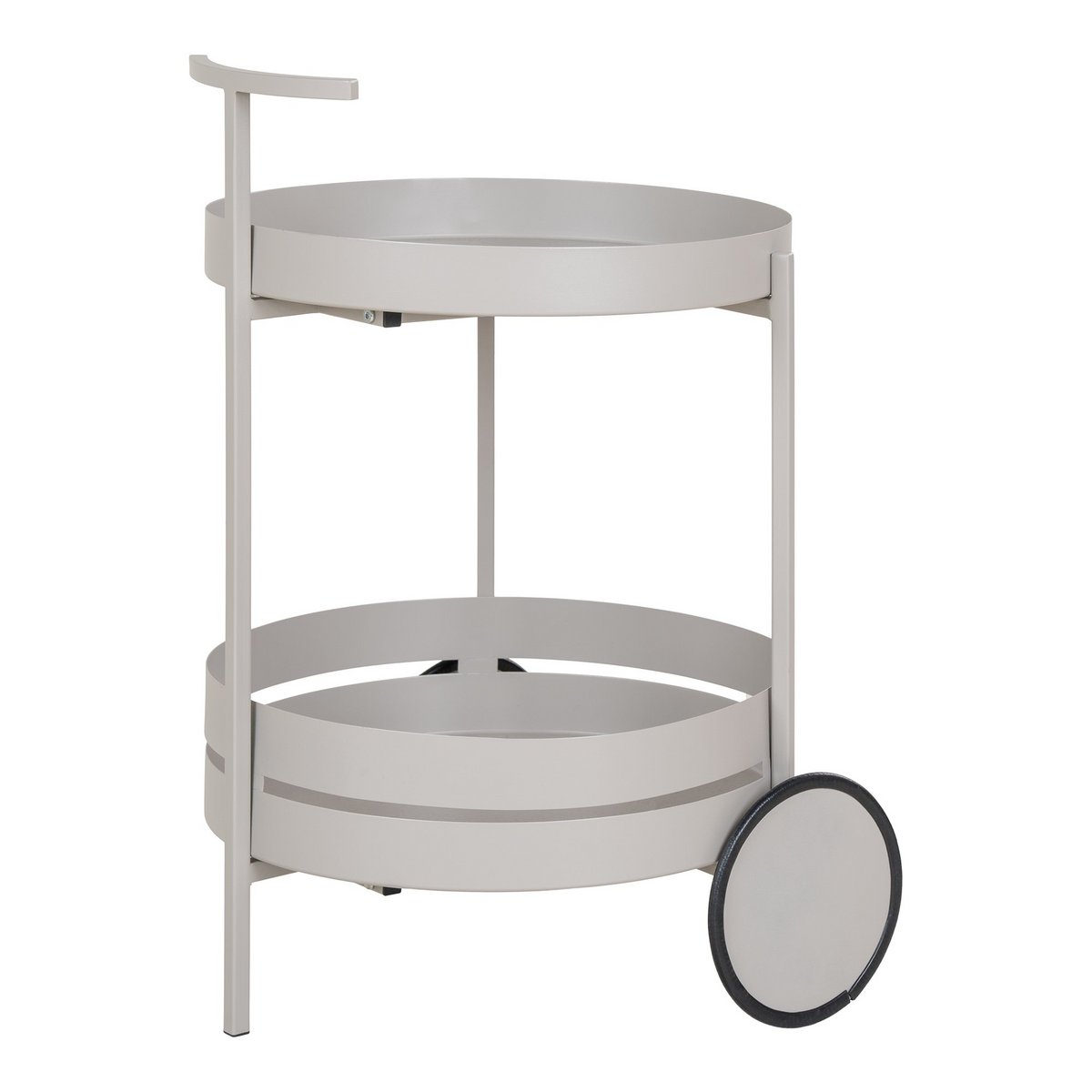 Beja Bar Trolley - Steel, Cool Grey - 40x49.5x61 cm