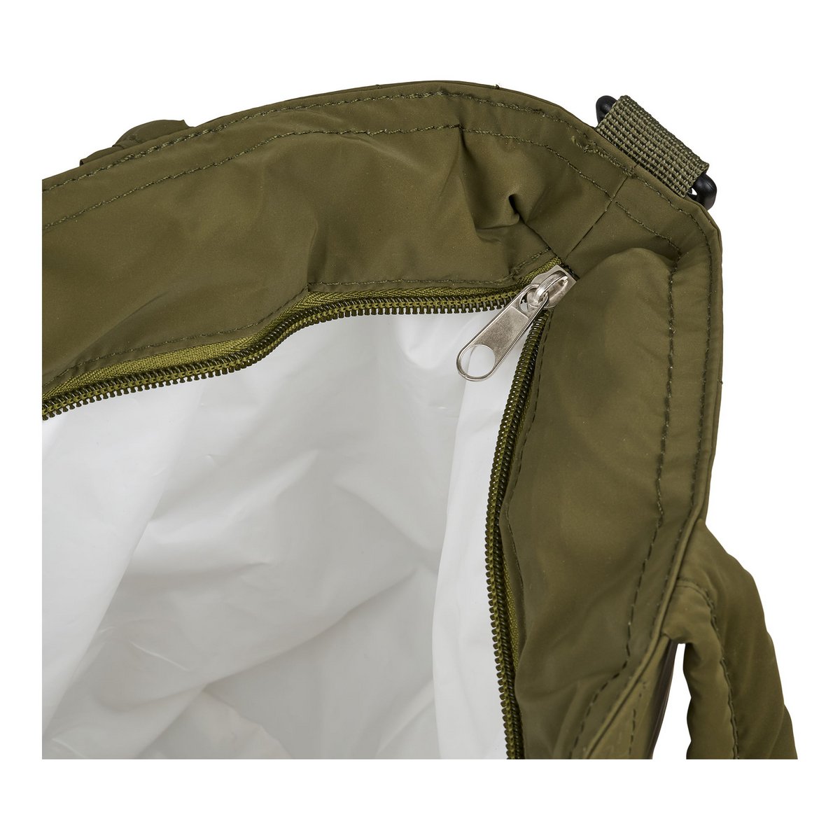 Polyester Cooler Bag – Green Picnic Bag, 24x12.5x37 cm