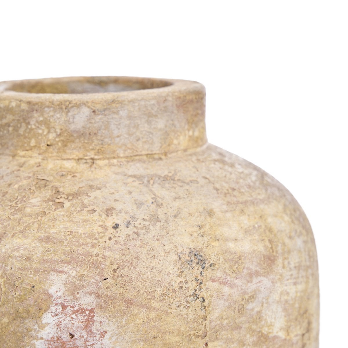 Ceramic Vase - Cream Terracotta Echo Vase - Medium