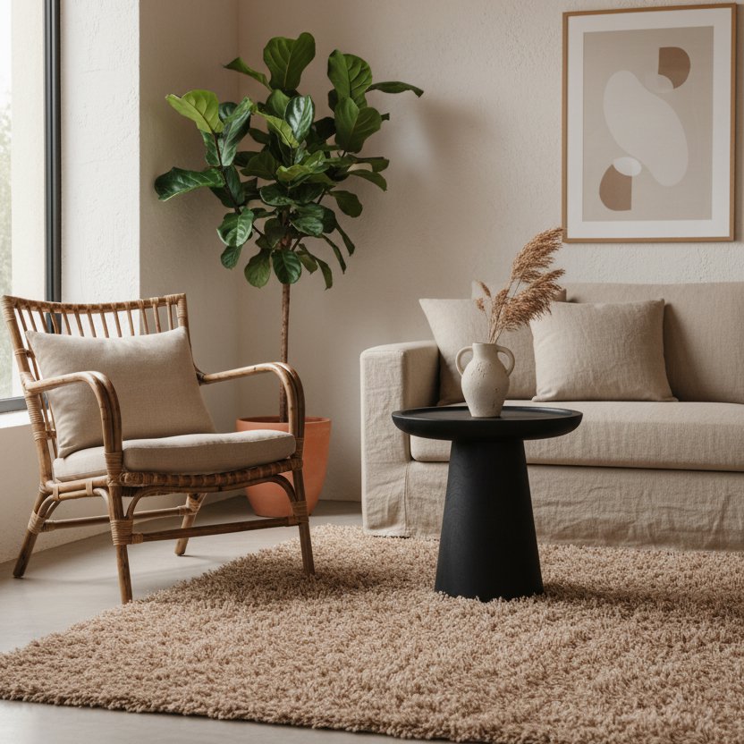 Teak Side Table - Nero Dusk Sustainable Modern Accent Table
