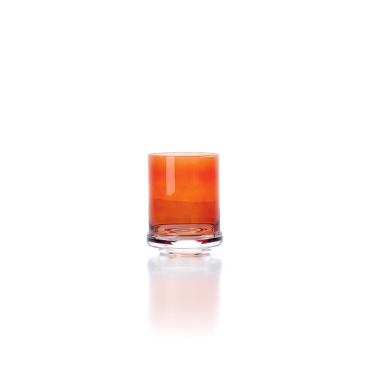 Recycled Glass Tumbler - Orange DOF Drinkware
