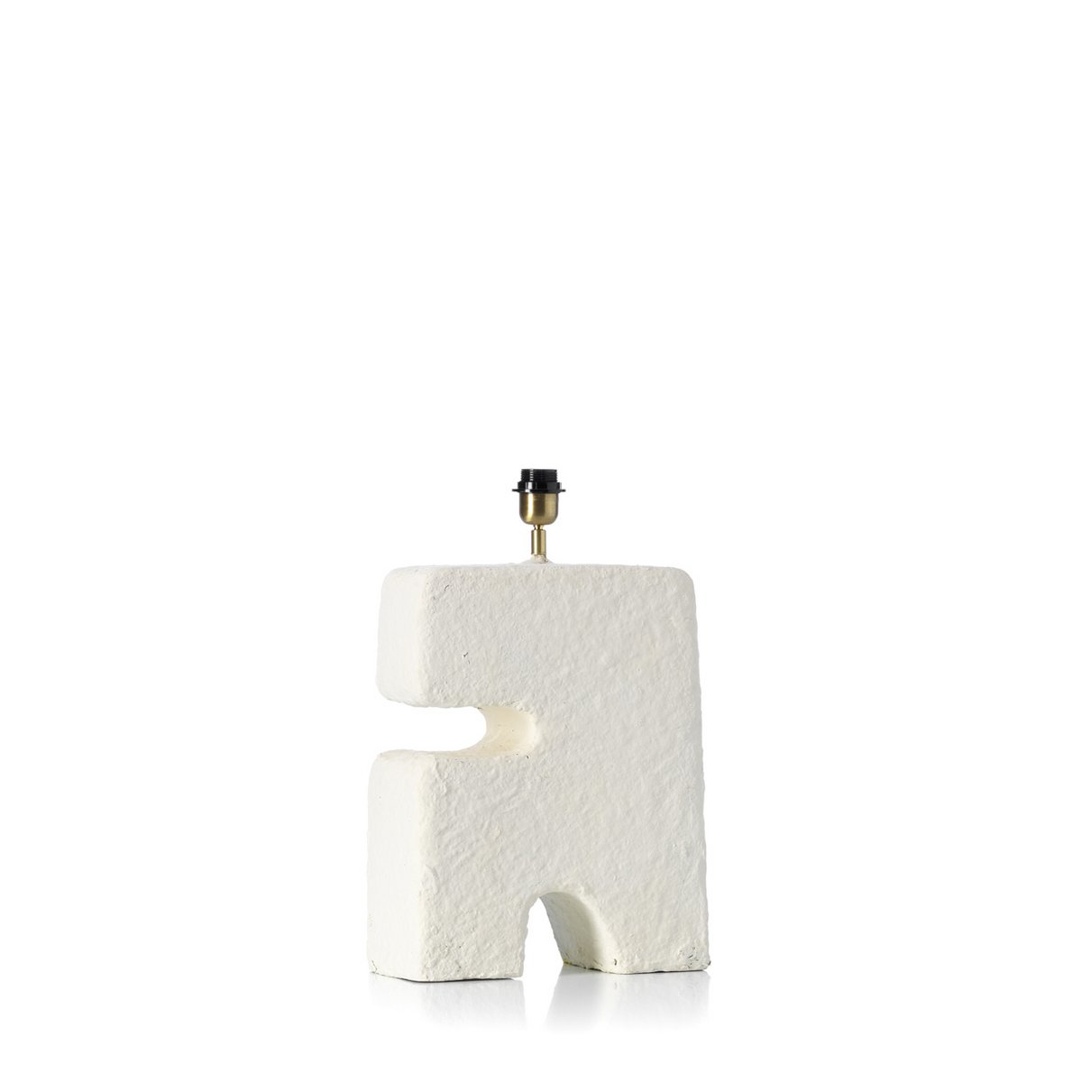 Papier-Mâché Table Lamp - White L’Objet Designer Lamp, Large