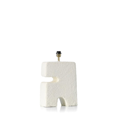 Papier-Mâché Table Lamp - White L’Objet Designer Lamp, Large
