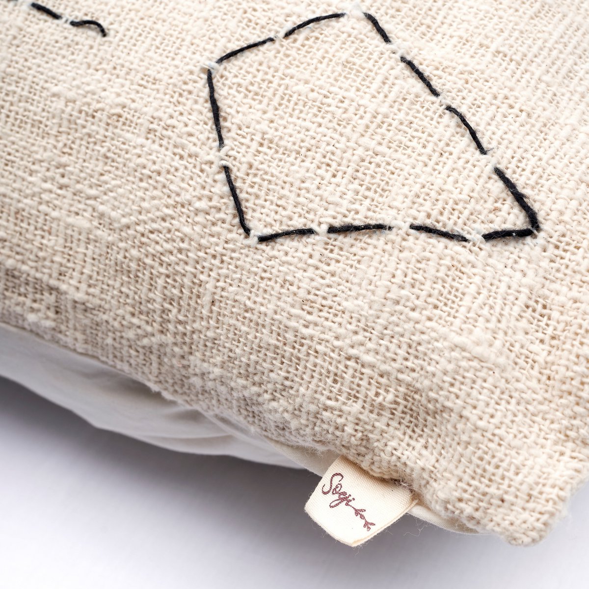 Handwoven Cotton Pillow Case – Decorative Throw Cushion, Two Sizes