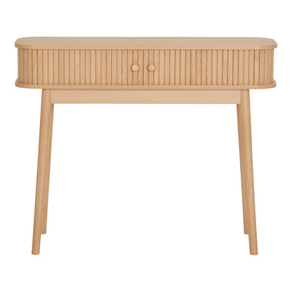Nikko Console Table - Natural, MDF/Pine, 100x30x80.5 cm