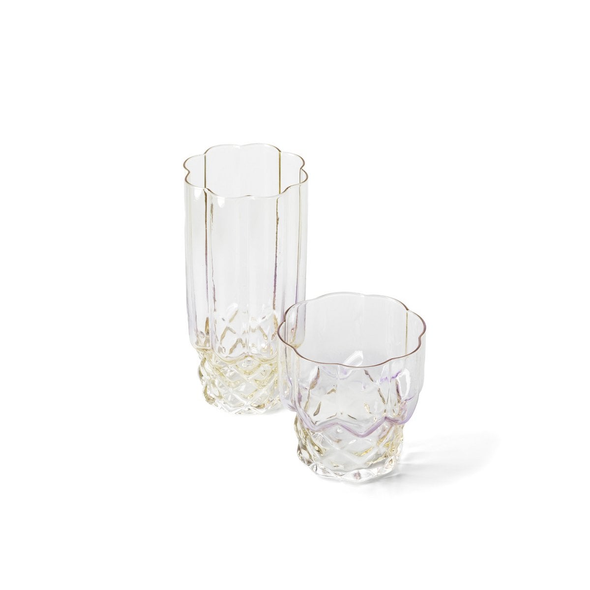 Pink Glass Tumbler - Recycled Glass Drinking Cup