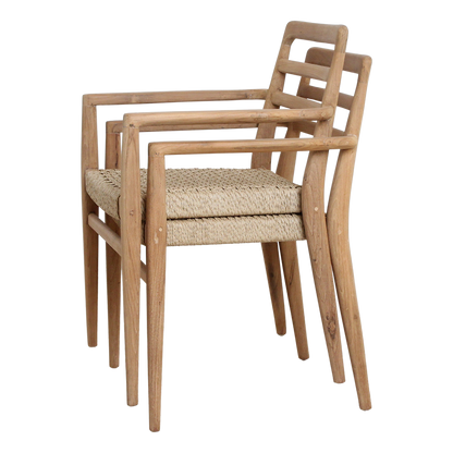 Verano garden chair with armrest