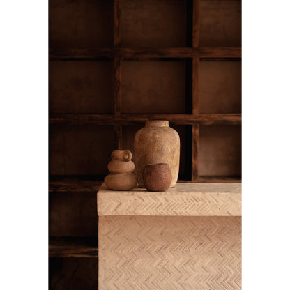 The Earthen Balance Vase - Sand - S