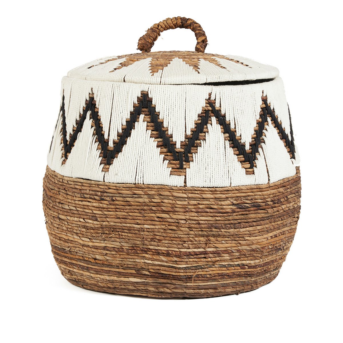The Little Bay Beach Basket - Natural White - L