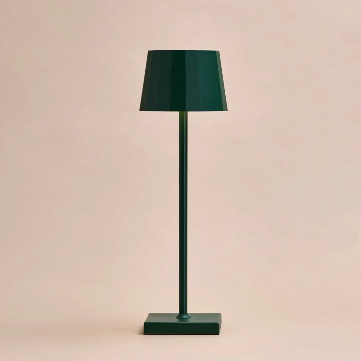 William Pine Green Rechargeable Table Lamp | USB-C, Dimmable, 120-Hour Battery