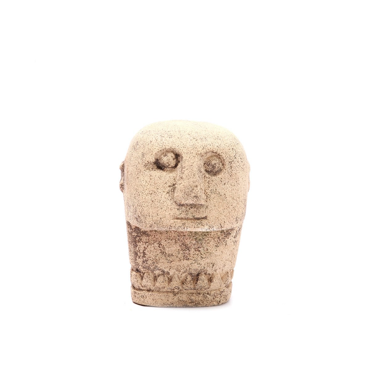 Sandstone Sumba Stone Statue - Hand Carved Indonesian Art