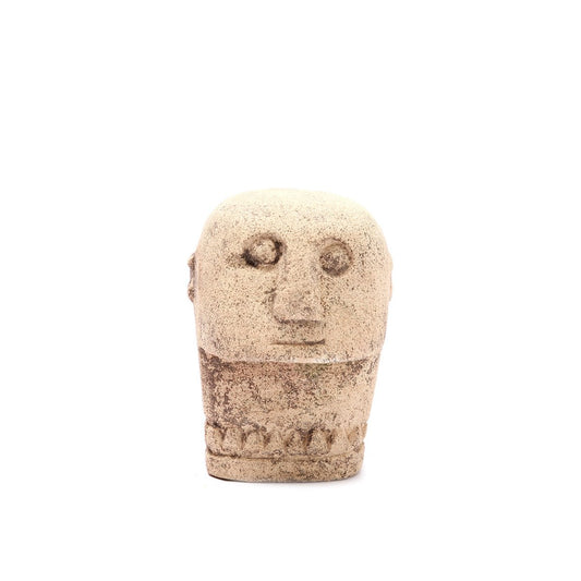 Sandstone Sumba Stone Statue - Hand Carved Indonesian Art