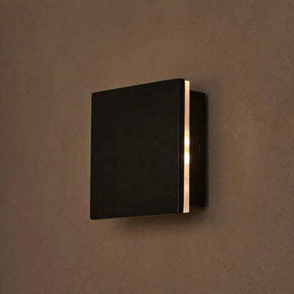 Lane Black Cordless Wall Light – Rechargeable & Dimmable Natural Wood Lamp